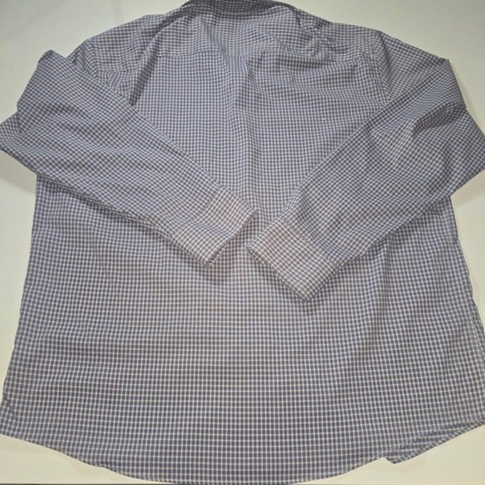 UNTUCKit Marcano Purple Gingham Button Down Shirt Mens XX-Large Regular Fit - Picture 2 of 9